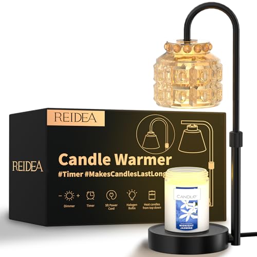 REIDEA U style Bubble Candle Warmer Lamp  (Champagne Glass)