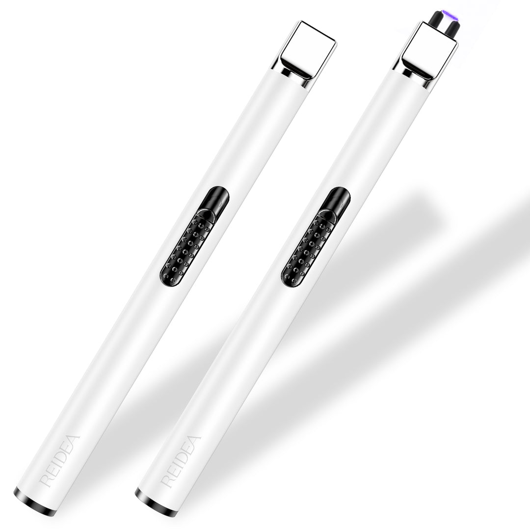 REIDEA S4 Electronic Candle Lighters, 2 Pack, White